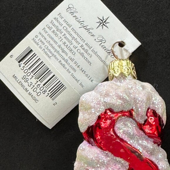 Christopher Radko Millennium Magic Snowmen 2000 Ornament 99-310-2 - Vintage - Picture 4 of 4